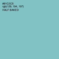 #81C2C5 - Half Baked Color Image